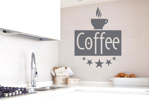 Five Star Coffee Wall Sticker