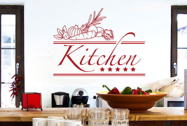 Five Star Kitchen Sign Wall Sticker