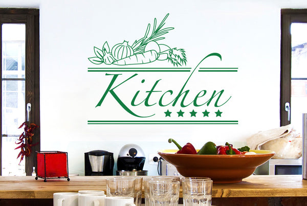 Five Star Kitchen Sign Wall Sticker
