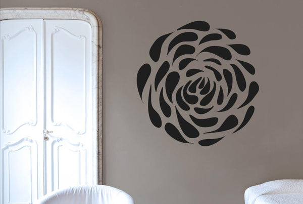 Flower Petal Pattern Wall Sticker