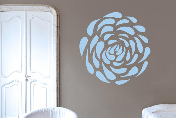 Flower Petal Pattern Wall Sticker