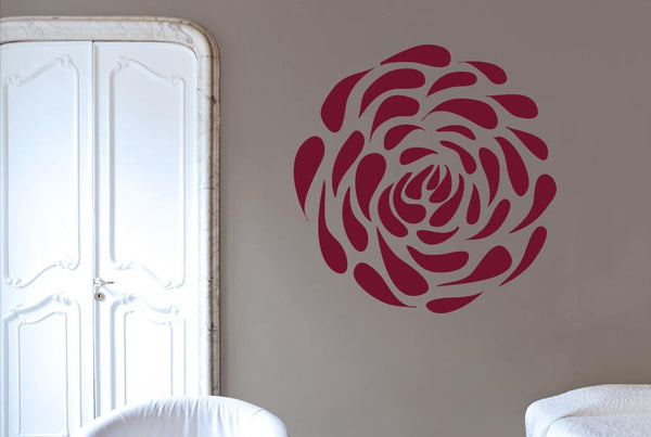 Flower Petal Pattern Wall Sticker