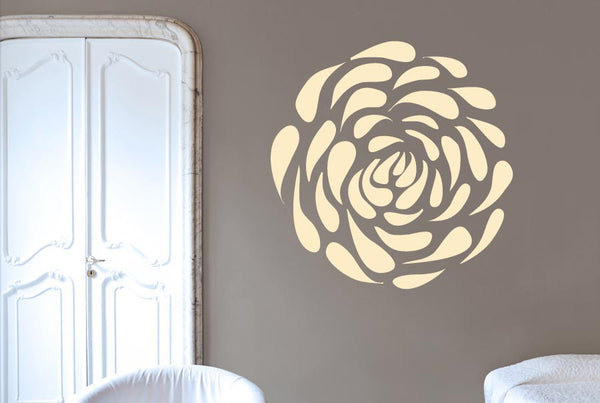 Flower Petal Pattern Wall Sticker