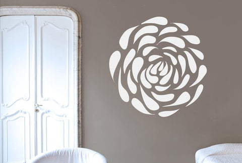Flower Petal Pattern Wall Sticker