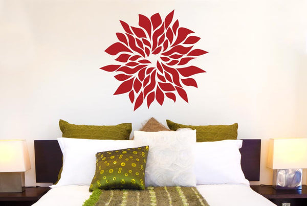 Flowering Leafs Wall Sticker