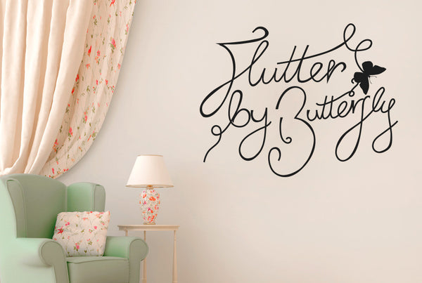 Flutter By Butterfly Wall Sticker