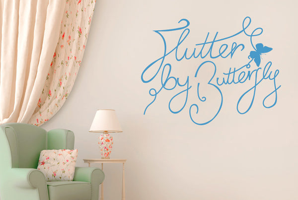Flutter By Butterfly Wall Sticker