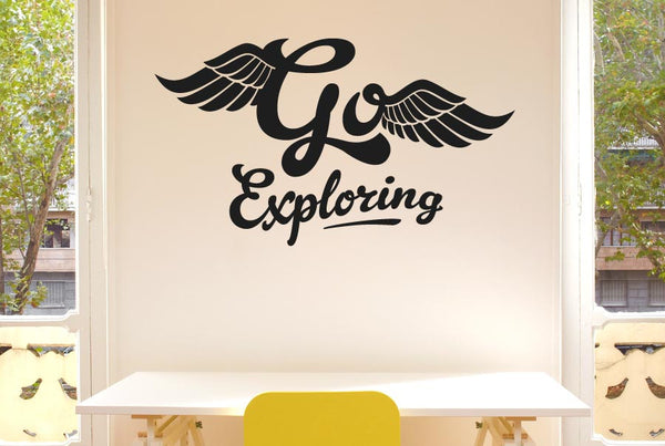 Go Exploring Wall Sticker