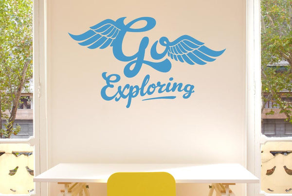 Go Exploring Wall Sticker