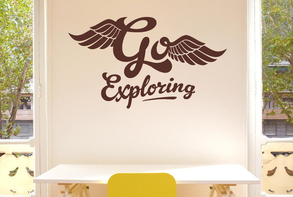 Go Exploring Wall Sticker