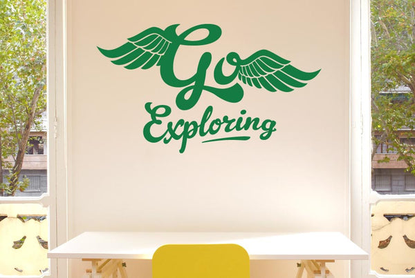Go Exploring Wall Sticker