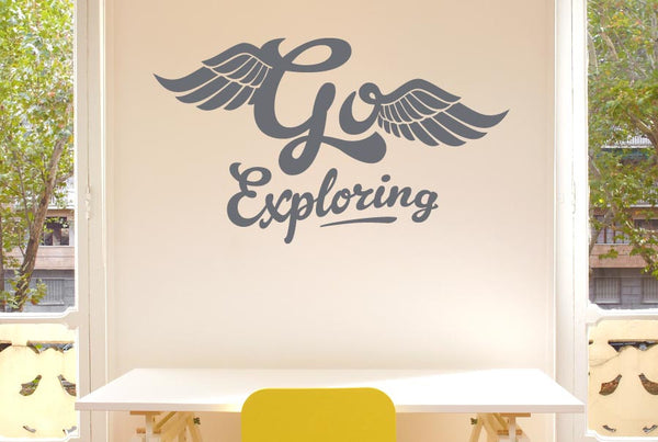 Go Exploring Wall Sticker