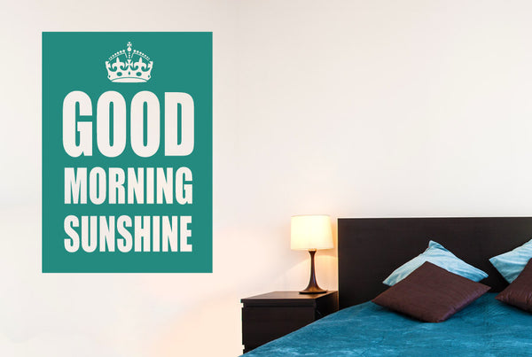 Good Morning Sunshine Wall Sticker