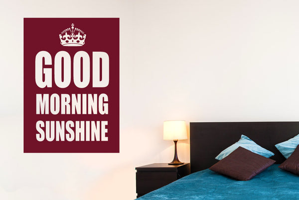 Good Morning Sunshine Wall Sticker