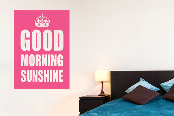 Good Morning Sunshine Wall Sticker