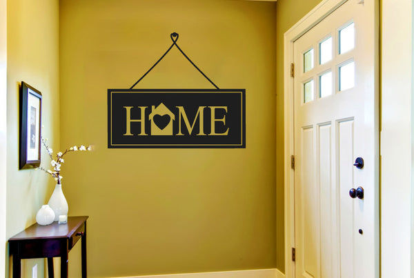 Hanging Home Sign Wall Sticker