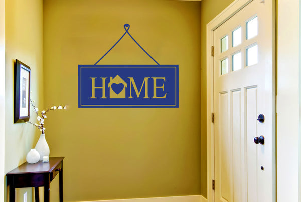 Hanging Home Sign Wall Sticker