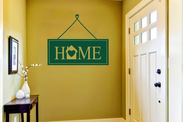 Hanging Home Sign Wall Sticker