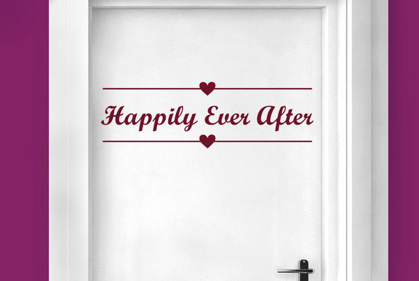 Happily Ever After Door Room Sticker