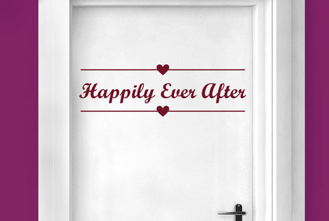 Happily Ever After Door Room Sticker
