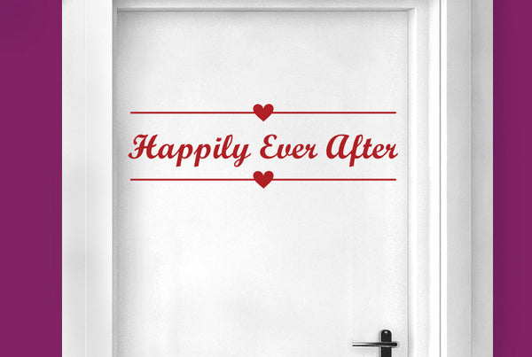Happily Ever After Door Room Sticker