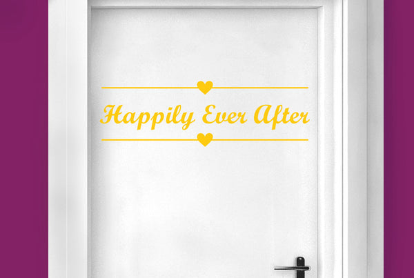 Happily Ever After Door Room Sticker