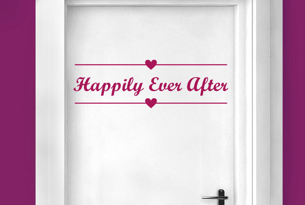 Happily Ever After Door Room Sticker
