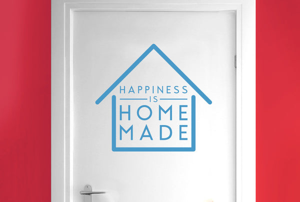 Happiness Is Home Made Door Room Sticker