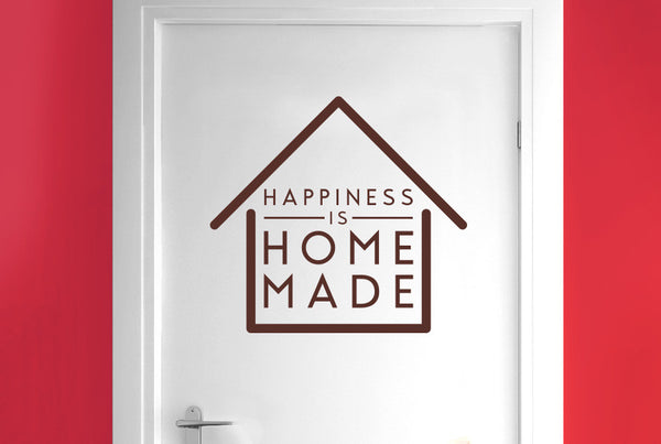Happiness Is Home Made Door Room Sticker