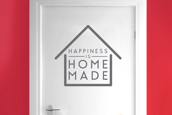 Happiness Is Home Made Door Room Sticker