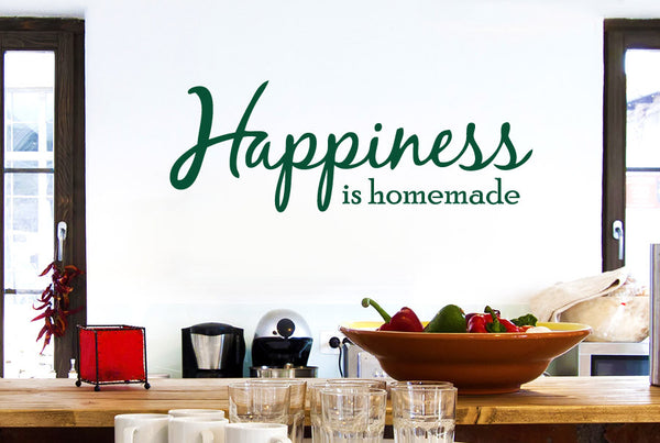 Happiness Is Homemade Wall Sticker