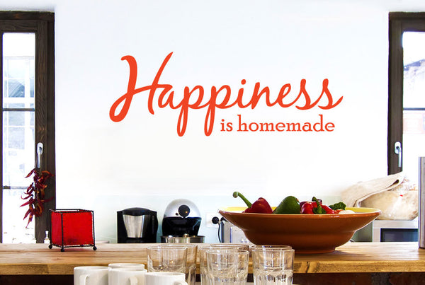 Happiness Is Homemade Wall Sticker