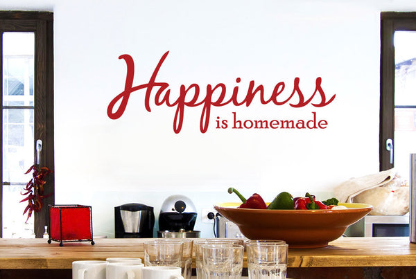 Happiness Is Homemade Wall Sticker