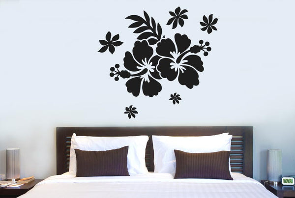 Hibiscus Flower Wall Sticker