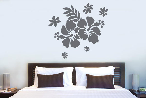 Hibiscus Flower Wall Sticker