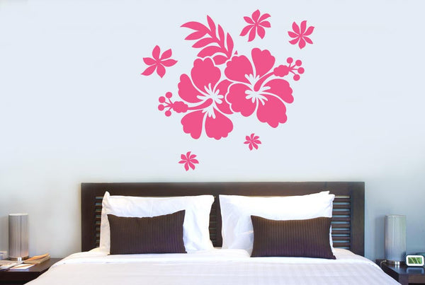 Hibiscus Flower Wall Sticker