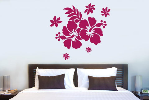 Hibiscus Flower Wall Sticker
