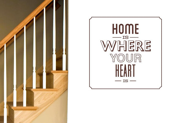 Home Is Where Your Heart Is Wall Sticker