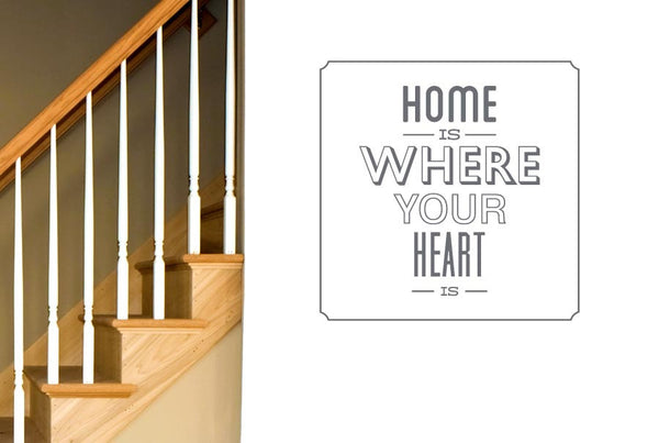 Home Is Where Your Heart Is Wall Sticker