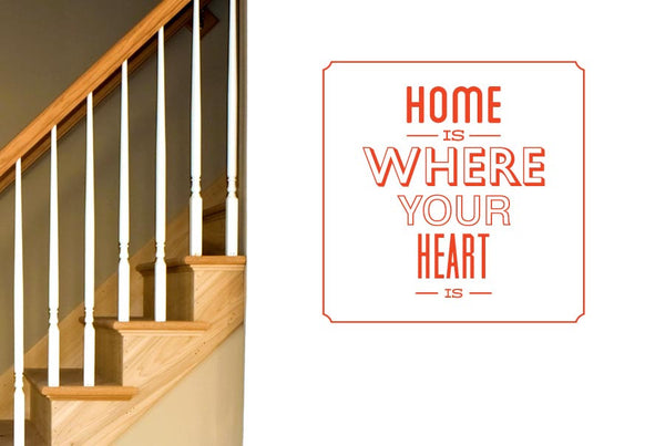 Home Is Where Your Heart Is Wall Sticker