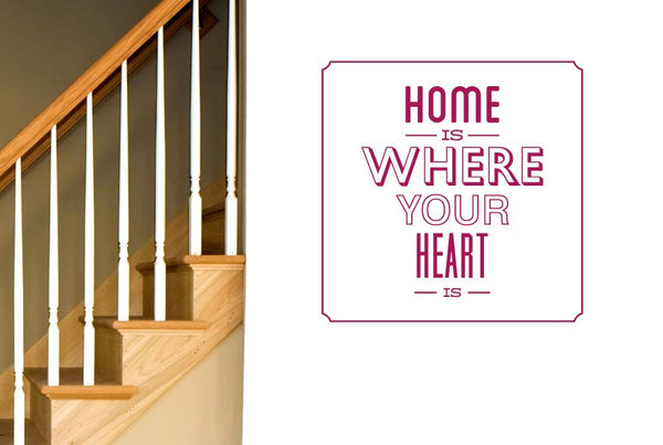 Home Is Where Your Heart Is Wall Sticker