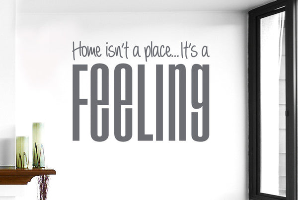 Home Isn’t A Place It’s A Feeling Wall Sticker
