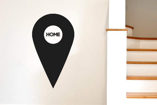 Home Pin Head Marker Wall Sticker