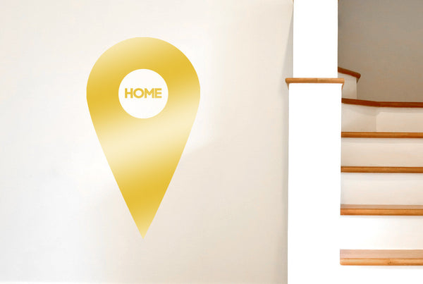 Home Pin Head Marker Wall Sticker