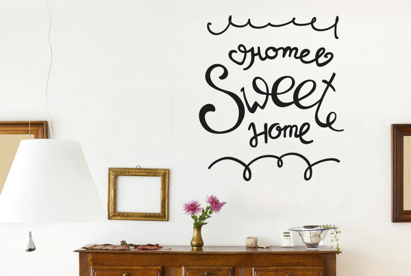 Home Sweet Home Hand Written Wall Sticker