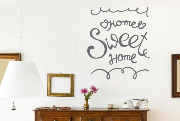 Home Sweet Home Hand Written Wall Sticker