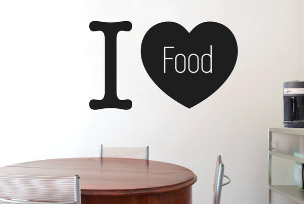 I Love Food Wall Sticker