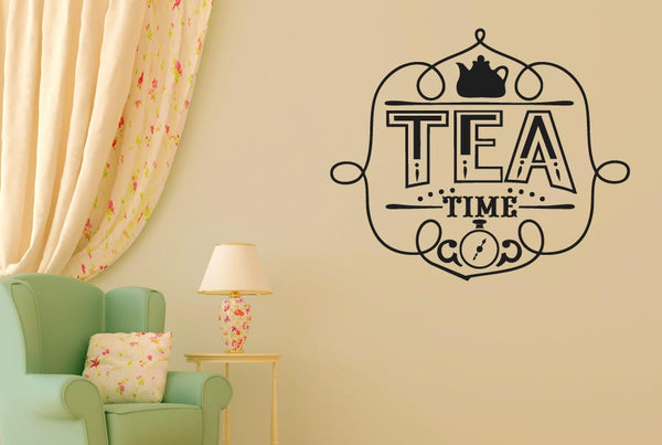 Its Tea Time Wall Sticker