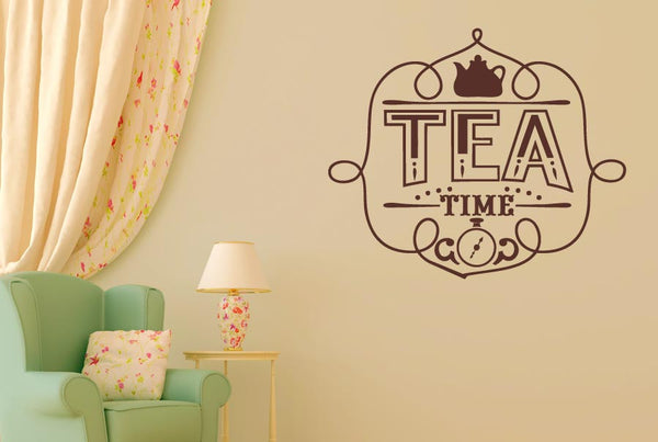 Its Tea Time Wall Sticker