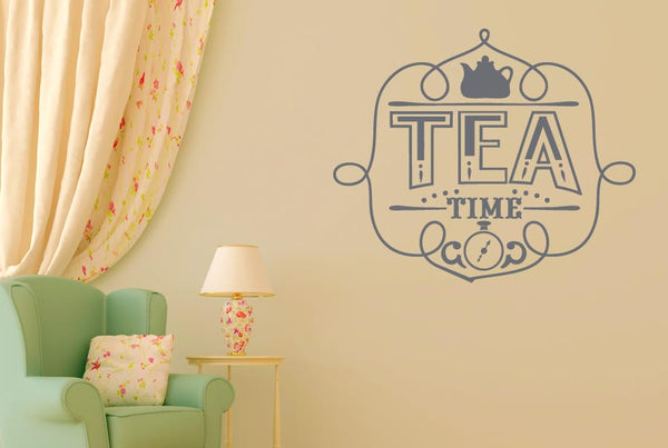 Its Tea Time Wall Sticker